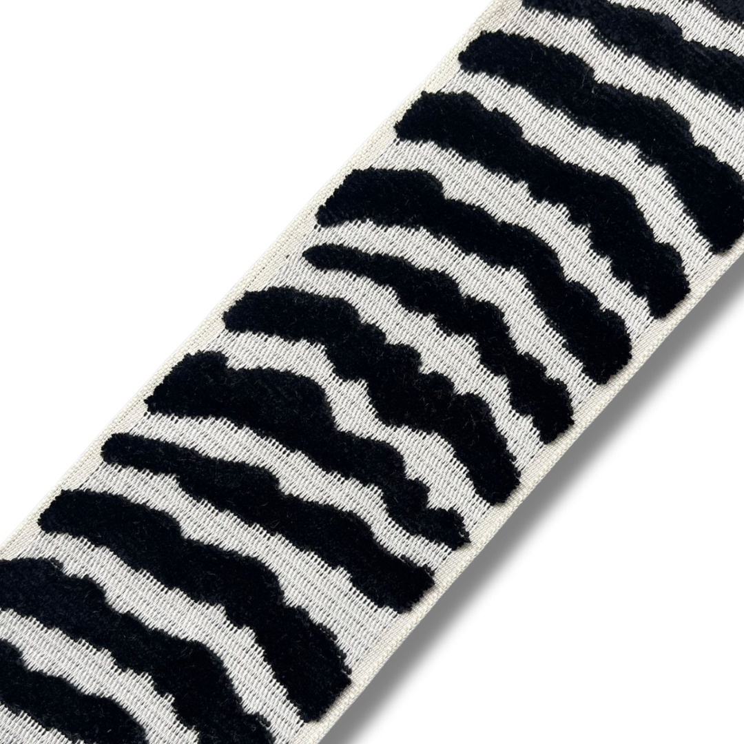 Nala Velvet Designer Trim 3.5" Black