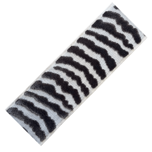 Nala Velvet Designer Trim 3.5" Brown