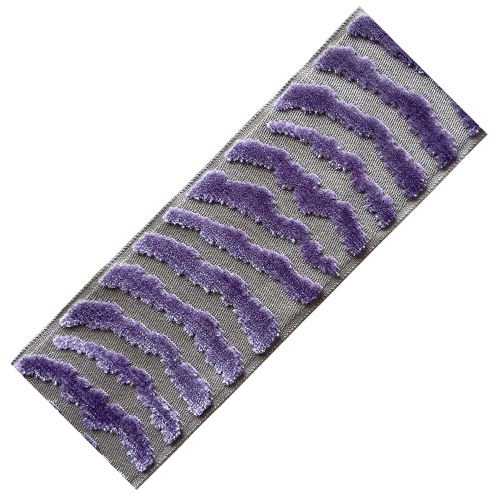 Nala Velvet Designer Trim 3.5" White