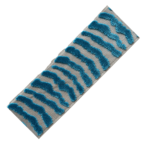 Nala Velvet Designer Trim 3.5" White
