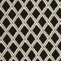 Abstract Fabric Diamonds Geometric Black & Off White