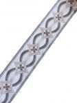 Designer Trim Tape Chain Link 3.5 Silk Taupe Grey