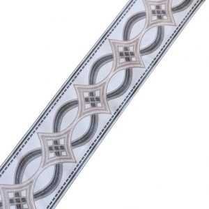 Designer Trim Tape Chain Link 3.5 Silk Taupe Grey