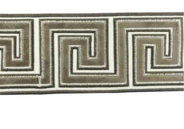 Greek Key Trim By Off White Tape Jacquard Embroidered