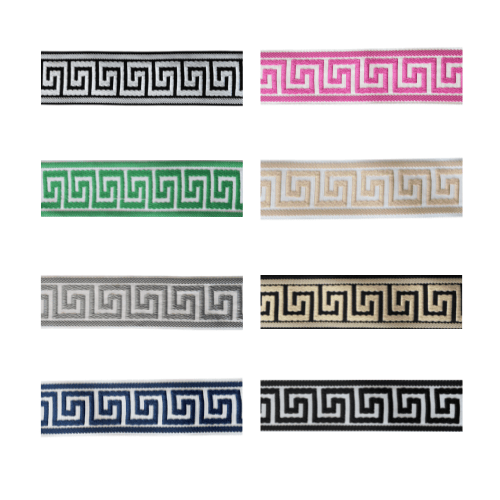 Greek Key Trim Curtains Archives Luxe Fabricco Co.