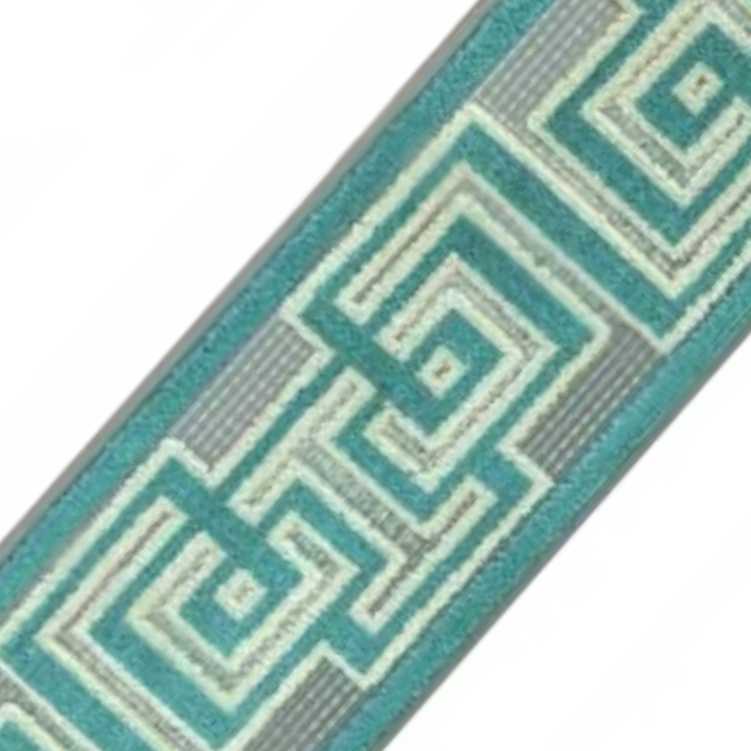 Designer Fretwork Trim Aqua Blue Tape