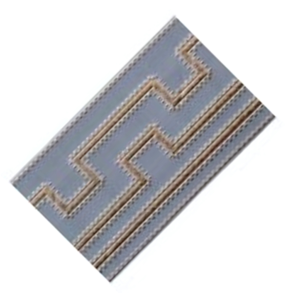 Greek Key Trim Grey Charcoal Taupe Tape Zig Zag Embroidered