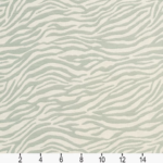 Zebra Jacquard Fabric Yard print Aqua