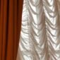 linen curtains with trim