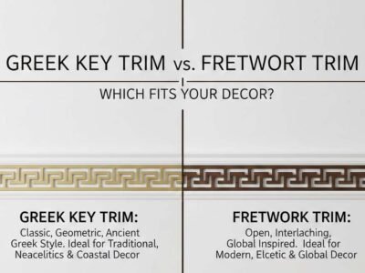 Difference Between Greek Key Trim and Fretwork Trim