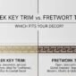 Difference Between Greek Key Trim and Fretwork Trim