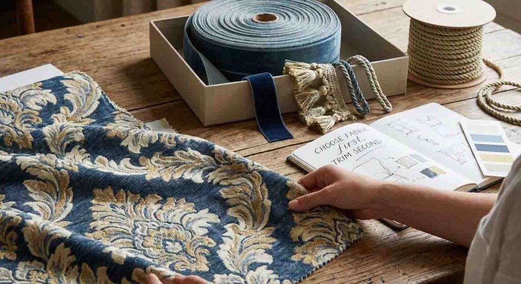 Choose Fabric First, Trim Second