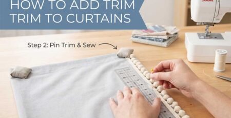 How to Add Trim to Curtains