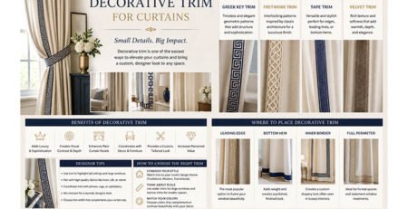 Decorative Trim for Curtains
