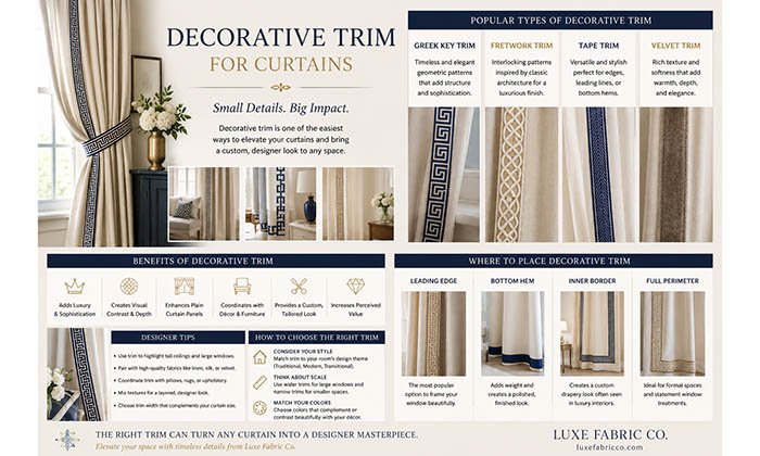 Decorative Trim for Curtains